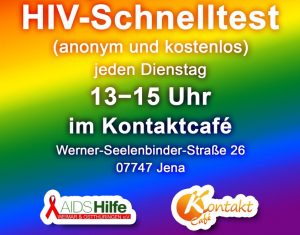 HIV- und Syphilis Schnelltest-Angebot im Kontaktcafé (kostenlos) @ Kontaktcafé